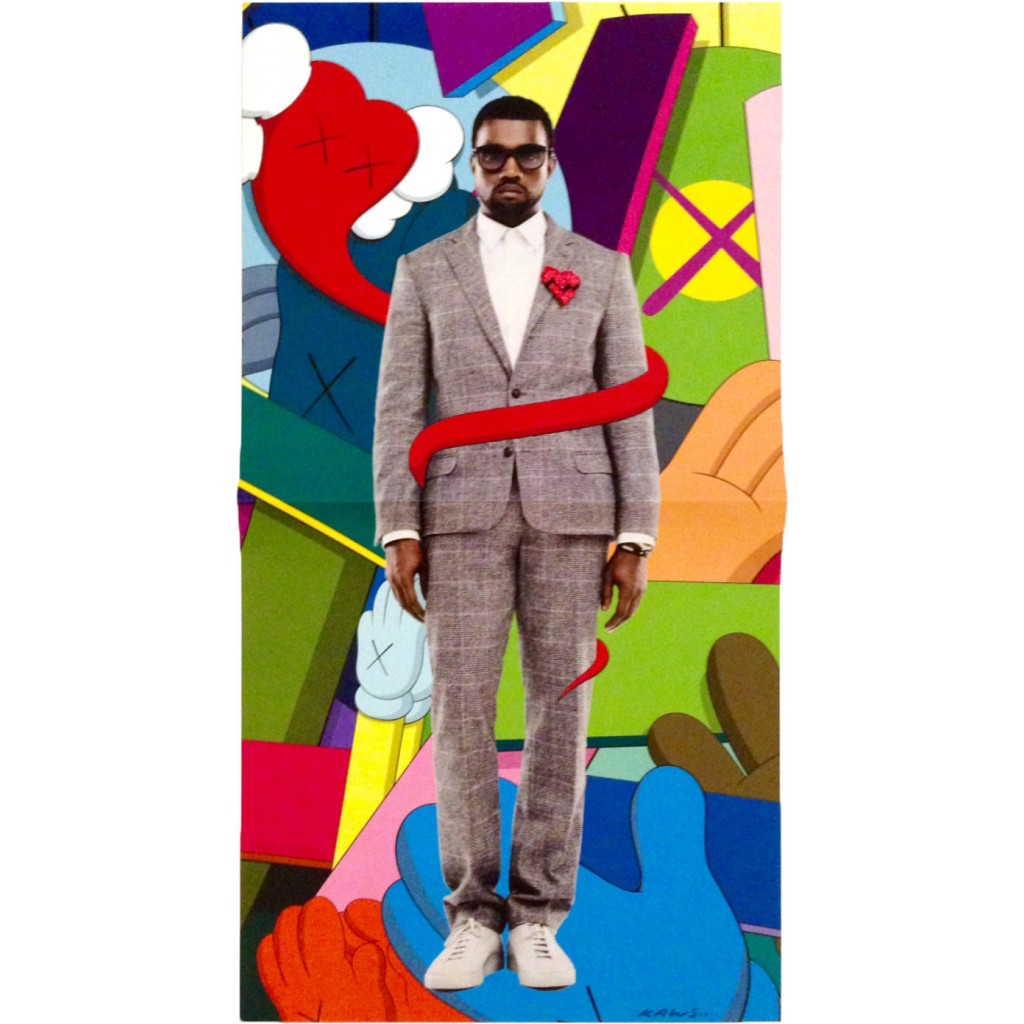 Kanye West X Kaws Original Poster By Youbetterfly